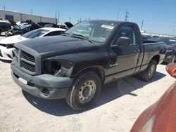 Salvage cars for sale from Copart Haslet, TX: 2008 Dodge RAM 1500 ST