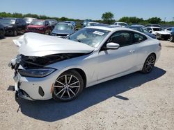Salvage cars for sale at San Antonio, TX auction: 2021 BMW 430XI