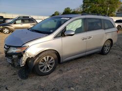 Salvage cars for sale at Chatham, VA auction: 2015 Honda Odyssey EXL