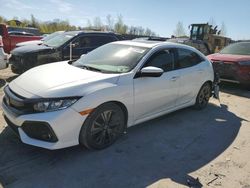 Salvage cars for sale at Duryea, PA auction: 2018 Honda Civic EX