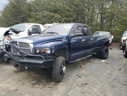 Salvage cars for sale from Copart Waldorf, MD: 2004 Dodge RAM 3500 ST