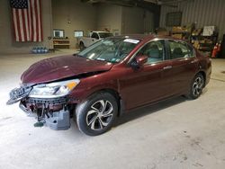 Vehiculos salvage en venta de Copart West Mifflin, PA: 2017 Honda Accord LX