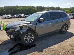 Salvage cars for sale at Florence, MS auction: 2015 Nissan Pathfinder S
