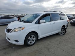 Salvage cars for sale from Copart Martinez, CA: 2013 Toyota Sienna LE