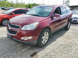 Chevrolet salvage cars for sale: 2010 Chevrolet Traverse LT