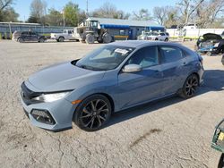Salvage cars for sale from Copart Wichita, KS: 2019 Honda Civic Sport Touring