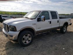 Salvage cars for sale at Chatham, VA auction: 2007 Ford F250 Super Duty
