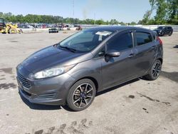 Salvage cars for sale at Dunn, NC auction: 2015 Ford Fiesta SE