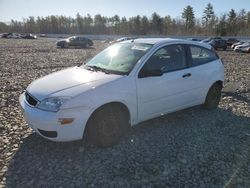 Salvage cars for sale at Windham, ME auction: 2007 Ford Focus ZX3