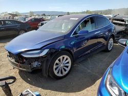 Salvage cars for sale at San Martin, CA auction: 2016 Tesla Model X