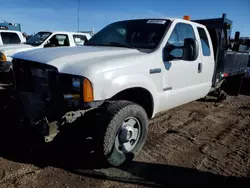 Salvage cars for sale from Copart Brighton, CO: 2006 Ford F350 SRW Super Duty