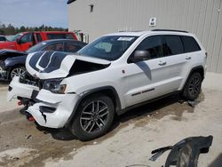 Salvage cars for sale at Franklin, WI auction: 2021 Jeep Grand Cherokee Trailhawk