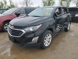 Chevrolet Equinox lt salvage cars for sale: 2018 Chevrolet Equinox LT