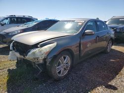 Salvage cars for sale from Copart Sacramento, CA: 2011 Infiniti G37 Base