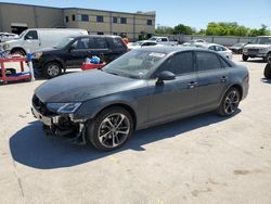 Salvage cars for sale from Copart Wilmer, TX: 2019 Audi A4 Premium