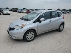 Salvage cars for sale at San Antonio, TX auction: 2016 Nissan Versa Note S