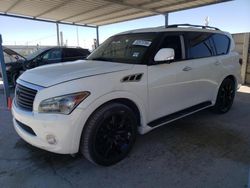 Salvage cars for sale from Copart Anthony, TX: 2014 Infiniti QX80