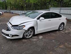Salvage cars for sale at Austell, GA auction: 2018 Ford Fusion SE