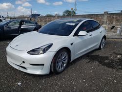 Salvage cars for sale at Homestead, FL auction: 2021 Tesla Model 3