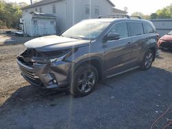 Salvage cars for sale at York Haven, PA auction: 2019 Toyota Highlander Limited