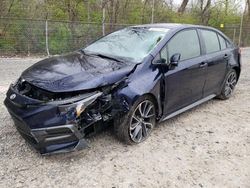 Salvage cars for sale from Copart Northfield, OH: 2021 Toyota Corolla SE