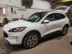 Ford salvage cars for sale: 2020 Ford Escape Titanium