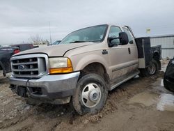 Salvage trucks for sale at Greenwood, NE auction: 2001 Ford F350 Super Duty