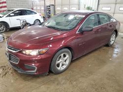 Salvage cars for sale at Columbia, MO auction: 2016 Chevrolet Malibu LS