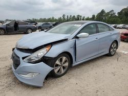 Salvage cars for sale at Houston, TX auction: 2012 Hyundai Sonata Hybrid