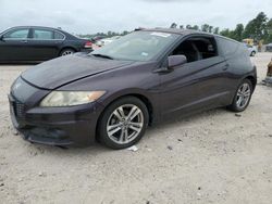 Salvage cars for sale at Houston, TX auction: 2013 Honda CR-Z EX