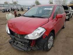 Salvage cars for sale at Elgin, IL auction: 2011 Nissan Versa S