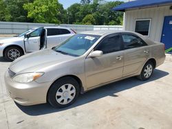 Salvage cars for sale at Augusta, GA auction: 2002 Toyota Camry LE