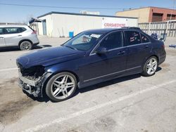 Salvage cars for sale from Copart Anthony, TX: 2013 Mercedes-Benz C 250