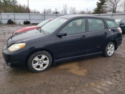 Salvage cars for sale at Bowmanville, ON auction: 2006 Toyota Corolla Matrix XR
