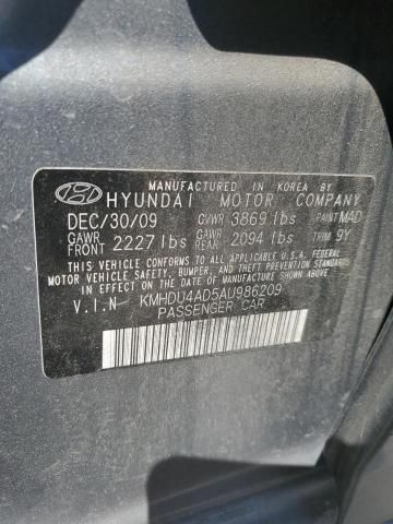 2010 Hyundai Elantra Blue