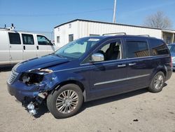 Salvage cars for sale from Copart Moraine, OH: 2013 Chrysler Town & Country Touring L