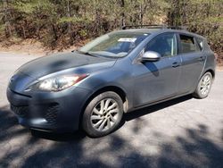 Salvage cars for sale at Hueytown, AL auction: 2012 Mazda 3 I