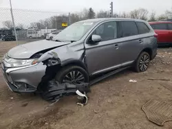 Salvage cars for sale from Copart Chalfont, PA: 2019 Mitsubishi Outlander SE