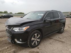 Salvage cars for sale from Copart Houston, TX: 2021 Chevrolet Traverse LT