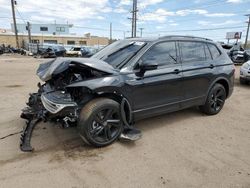 Salvage cars for sale at Colorado Springs, CO auction: 2024 Volkswagen Tiguan SE R-LINE Black