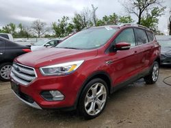 Salvage cars for sale from Copart Bridgeton, MO: 2018 Ford Escape Titanium