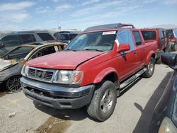 Nissan salvage cars for sale: 2000 Nissan Frontier Crew Cab XE