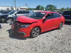 Salvage cars for sale from Copart Montgomery, AL: 2020 Honda Civic LX