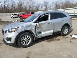 Salvage cars for sale from Copart Ellwood City, PA: 2018 KIA Sorento LX