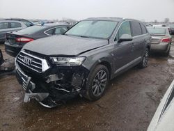 Salvage cars for sale at Elgin, IL auction: 2018 Audi Q7 Prestige