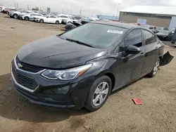 Salvage cars for sale at Brighton, CO auction: 2017 Chevrolet Cruze LS