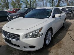 Salvage cars for sale at Bridgeton, MO auction: 2011 Nissan Maxima S