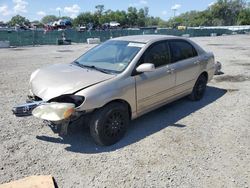 Salvage cars for sale at Riverview, FL auction: 2005 Toyota Corolla CE