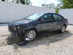 Toyota Corolla l salvage cars for sale: 2018 Toyota Corolla L