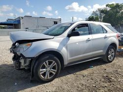 Salvage cars for sale from Copart Opa Locka, FL: 2014 Chevrolet Equinox LS